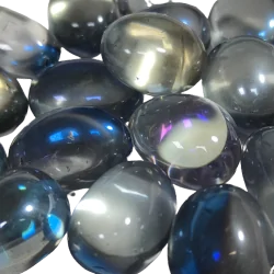 Pierre roulée Aqua Aura foncée