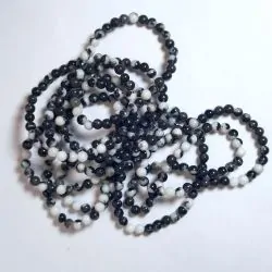Bracelet en Jaspe Zèbre 4mm...