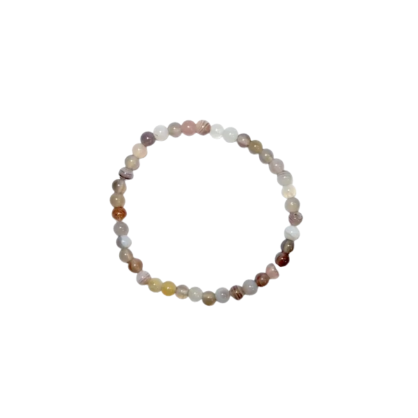 Bracelet en Agate 4mm taille Enfant | Dans les yeux de Gaïa