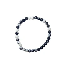 Bracelet en Jaspe Zèbre taille Enfant - Bien-être - 3 -Lithothérapie | Dans les Yeux de Gaïa