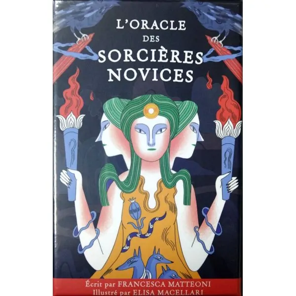 L'Oracle des Sorcières Novices - Couverture | Cartomancie Thème Fées & Sorcières | Dans les yeux de Gaïa