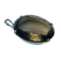 Pendentif en Quartz Fumé...