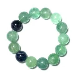 Bracelet 14 mm en Fluorite | Dans les Yeux de Gaïa 1
