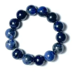 Bracelet en Sodalite 14mm | Dans les Yeux de Gaïa 1