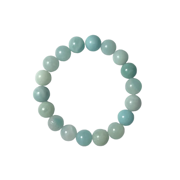 Bracelet en Amazonite 10mm | Dans les Yeux Gaïa 1