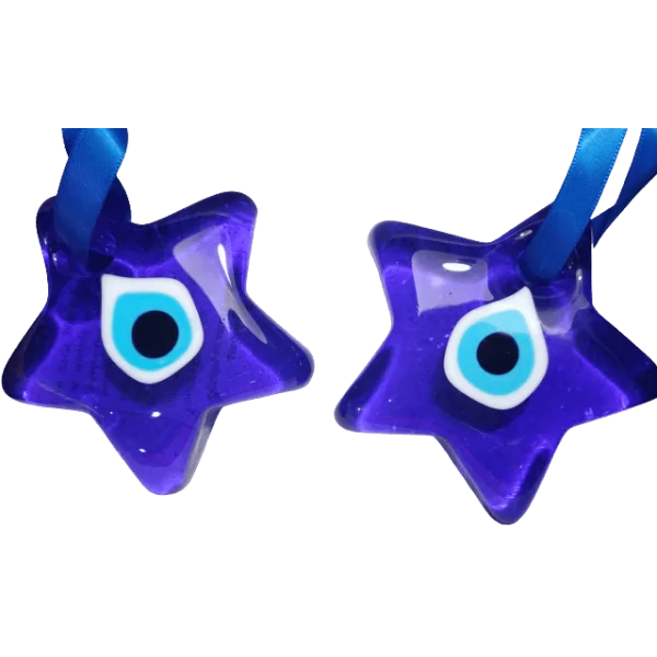 Nazar Boncuk - Oeil Bleu de Protection (Étoile) - Face 2 | Amulettes, talismans | Dans les yeux de Gaïa