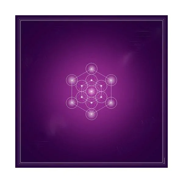 Tapis de Tarot Satiné | Dans les Yeux de Gaïa 1