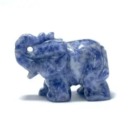 Petit éléphant en sodalite