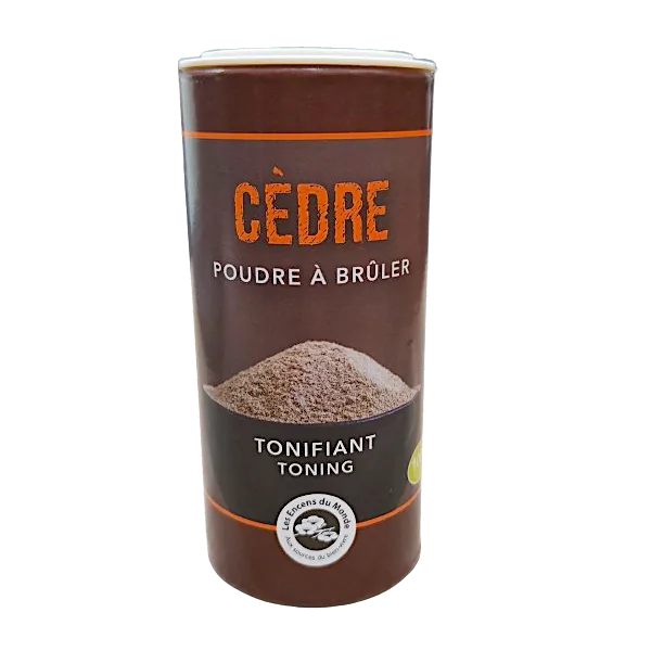 Encens poudre de Cèdre face | Dans les yeux de Gaïa