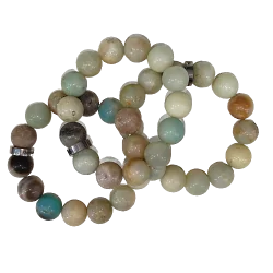 Bracelet en Amazonite 14mm