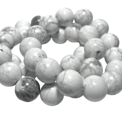 Bracelet en Howlite 14mm