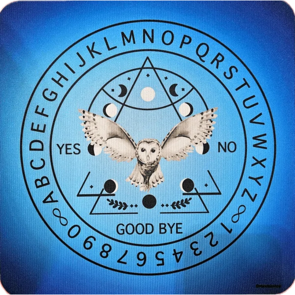 Tapis pour Pendule Chouette - Face| Accessoires Radiesthésie | Dans les yeux de Gaïa