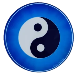 Disque harmonisant Yin Yang face | Dans les yeux de Gaïa