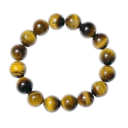 Bracelet Oeil de tigre 12mm | Dans les Yeux de Gaïa
