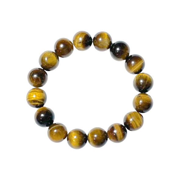 Bracelet Oeil de tigre 12mm | Dans les Yeux de Gaïa