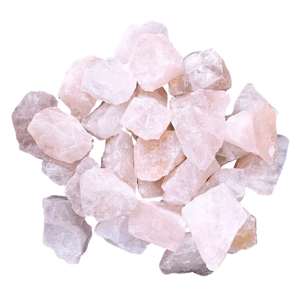 Pierre Roulée Quartz Rose Brut - Pierres Roulées, photo 1 |Dans les Yeux de Gaïa