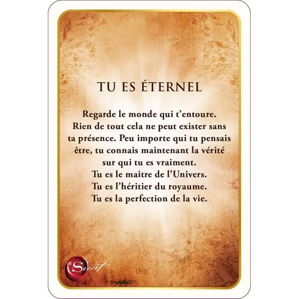 Cartes de manifestation - éternel| Dans les yeux de Gaïa