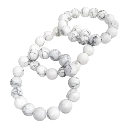 Bracelet en Howlite 12mm