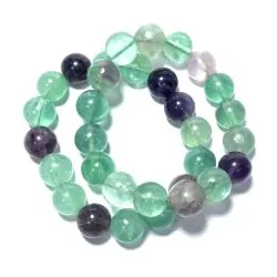 Bracelet 12 mm en Fluorite