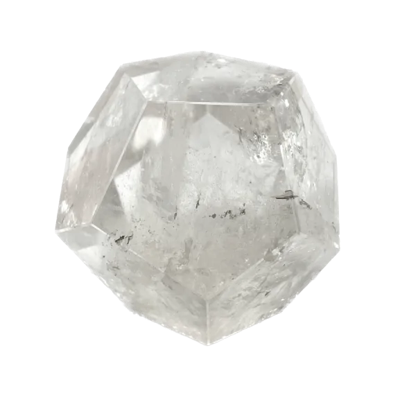 Dodécaèdre en Cristal de roche | Dans les Yeux de Gaïa