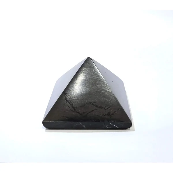 Pyramide en Shungite Petit Modèle - Anti-Ondes  | Dans les Yeux de Gaïa