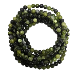 Bracelet Jade néphrite 4mm