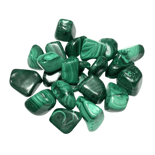 Pierre roulée malachite 