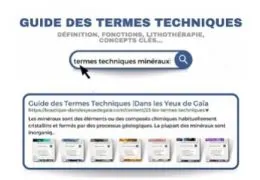 Guide des Termes Techniques